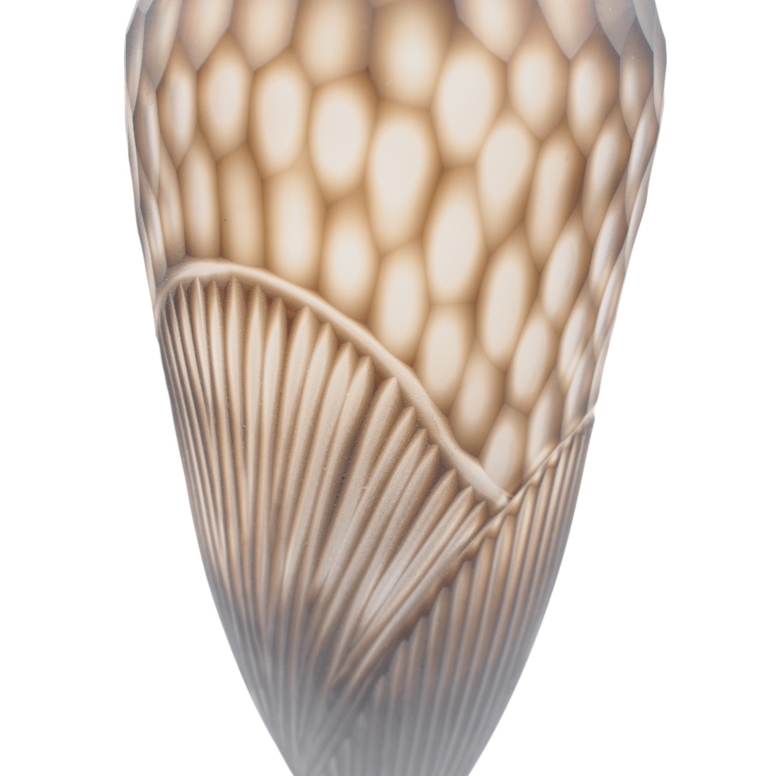 Stiklinė vaza „Forma Lumo“, 15 × 15 × 43 cm kaina internetu