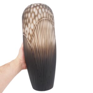 Stiklinė vaza „Forma Lumo“, 15 × 15 × 43 cm kaina internetu