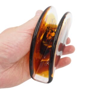 Stiklinis servetėlių laikiklis – 16.5×4×8 cm kaina internetu