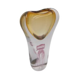 Stiklo skulptūra-vaza 18×8.5×31 cm kaina internetu