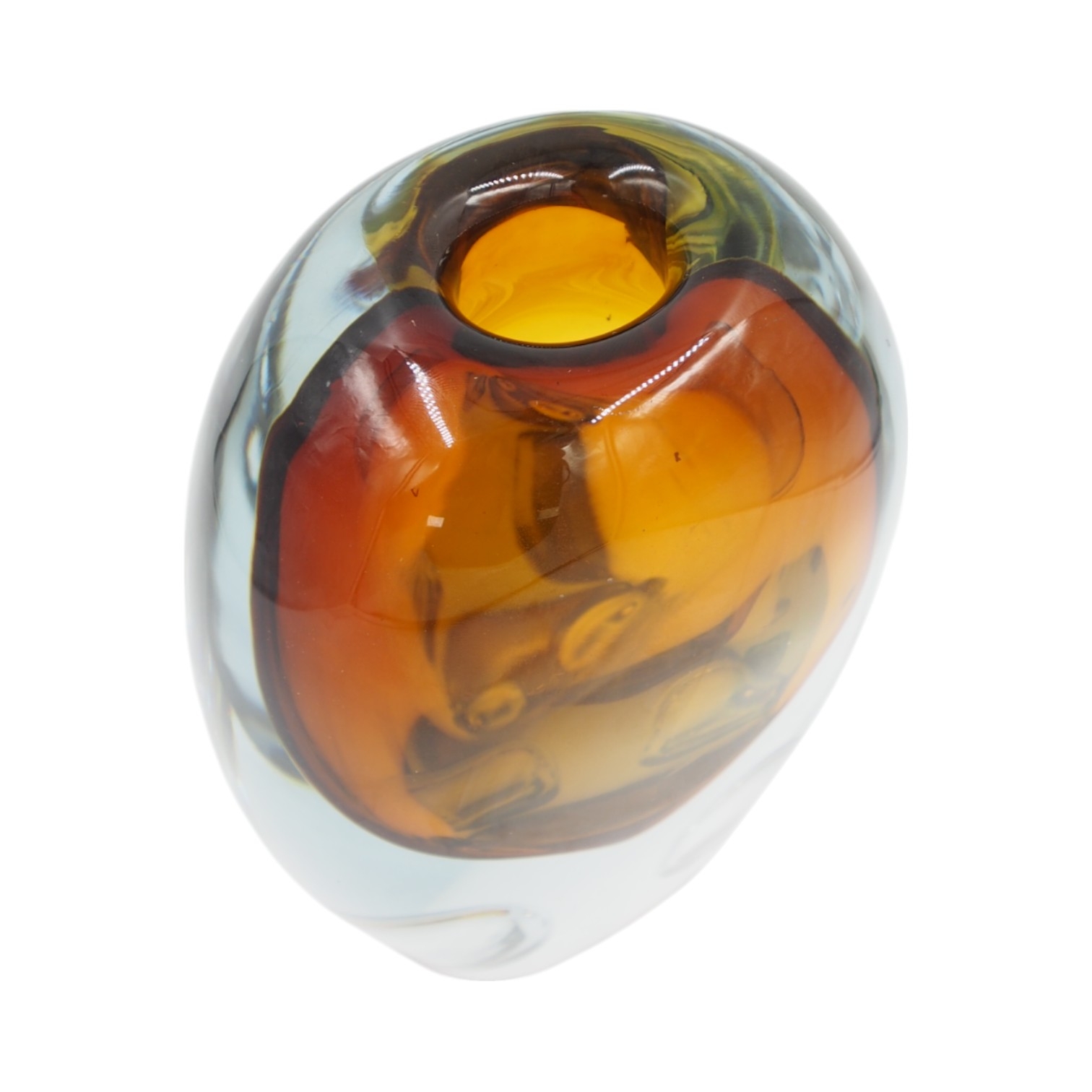 Stiklo vaza „Forma Lumo“ 16×9×26.5 cm kaina internetu
