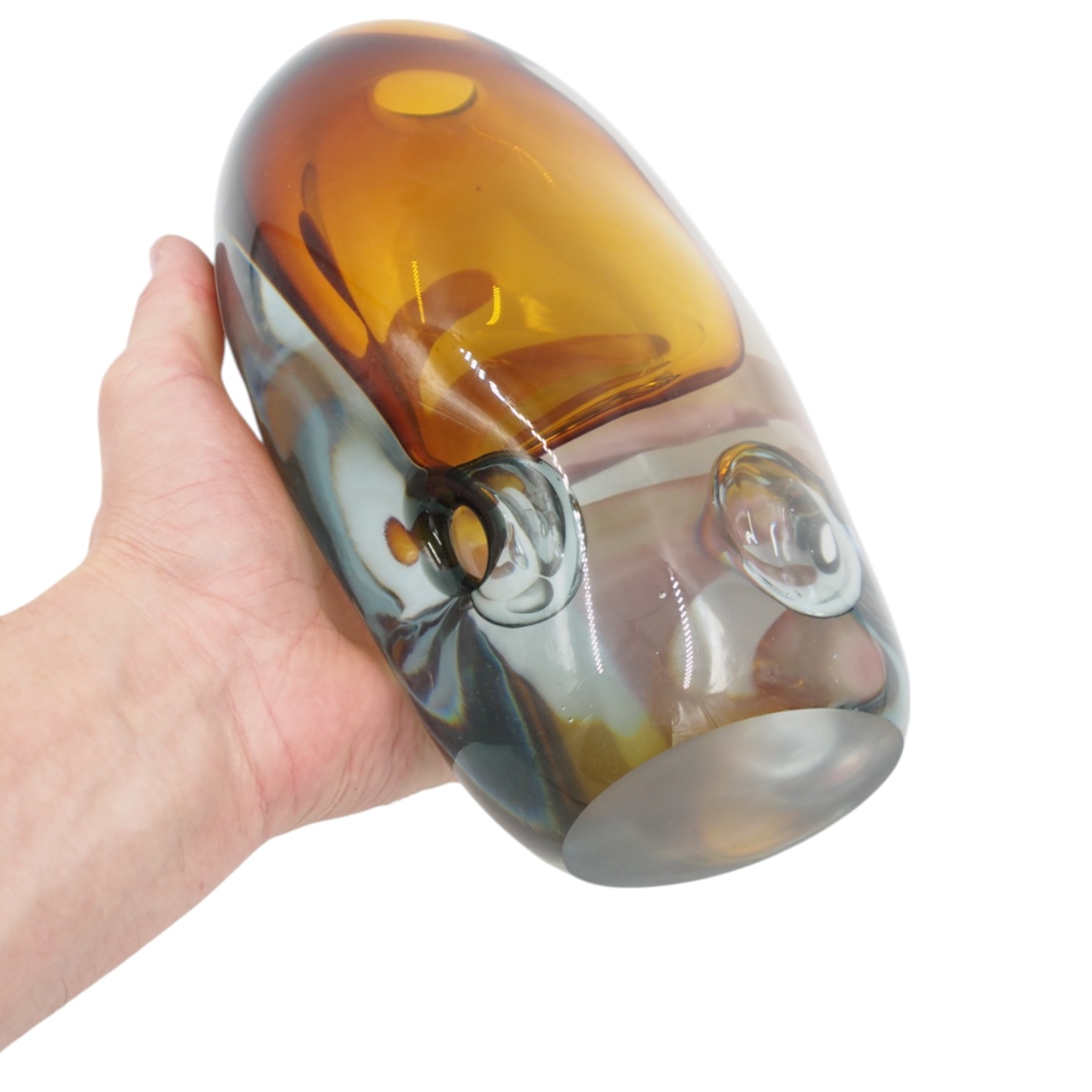 Stiklo vaza „Forma Lumo“ 16×9×26.5 cm kaina internetu