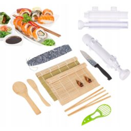 Sushi gaminimo rinkinys – pilnas komplektas naminiams suktinukams kaina internetu