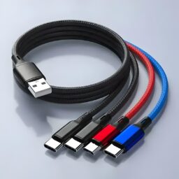 Universalus 4in1 įkrovimo laidas kaina internetu