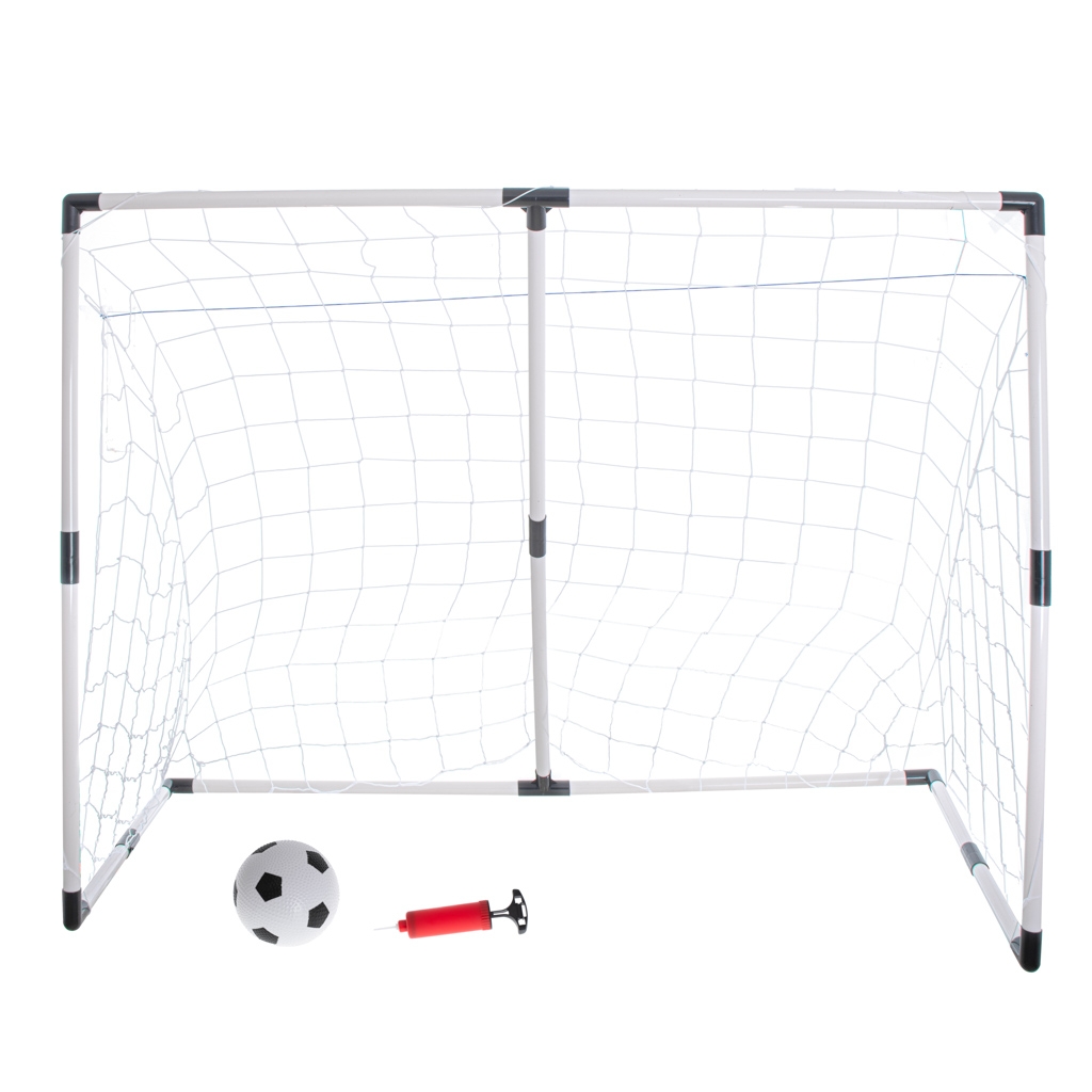 Vaikiški futbolo vartai 2in1 – dideli arba du mažesni (143 × 110 × 70 cm) kaina internetu