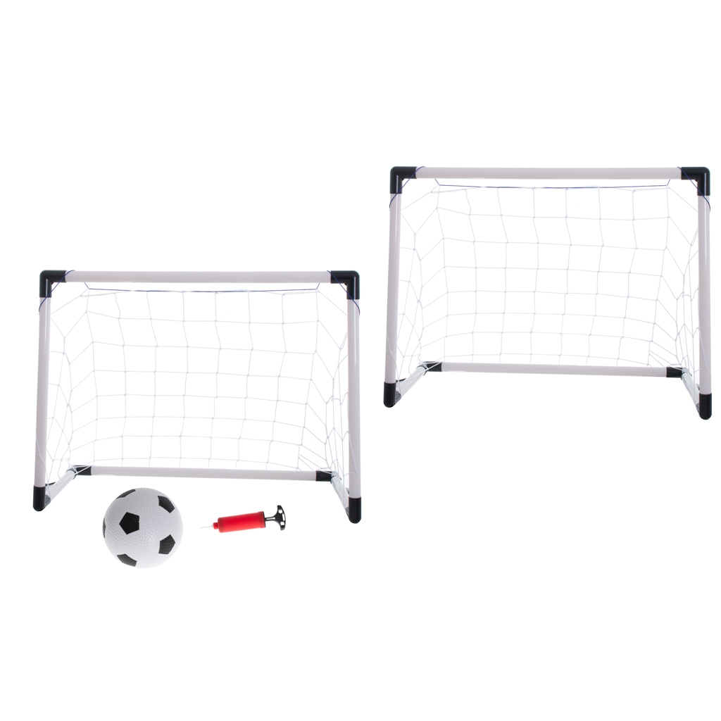 Vaikiški futbolo vartai 2in1 – dideli arba du mažesni (143 × 110 × 70 cm) kaina internetu