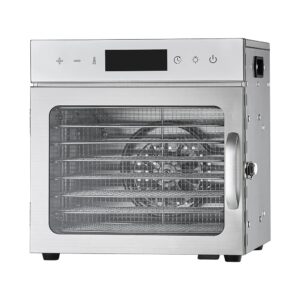 Vaisių ir maisto džiovyklė 400 W, 8 padėklų, nerūdijančio plieno kaina internetu