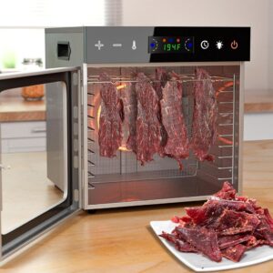 Vaisių ir maisto džiovyklė 600 W, 10 padėklų, nerūdijančio plieno kaina internetu