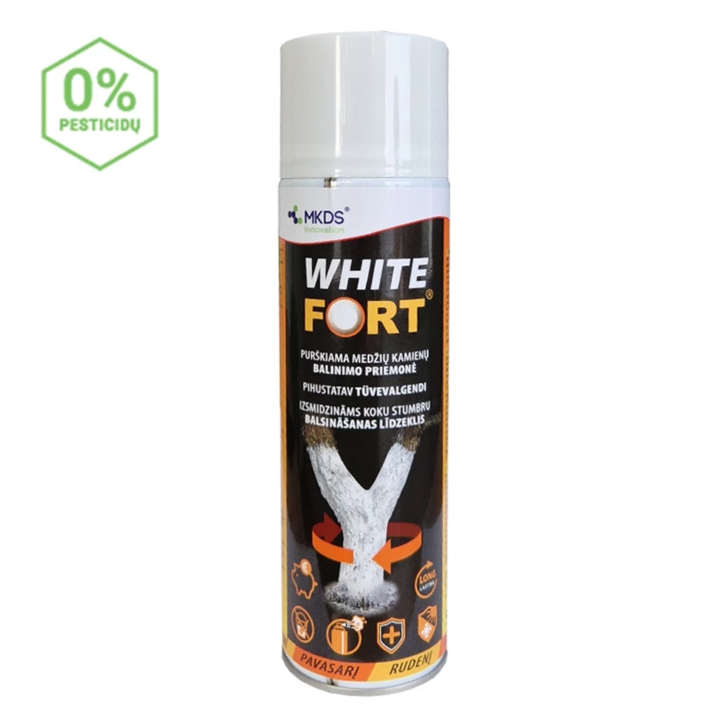 WHITE FORT purškiama priemonė kamienų balinimui , 500 ml kaina internetu