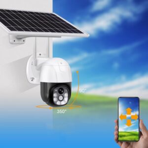 WIFI lauko kamera 350°/90° vaizdu kaina internetu