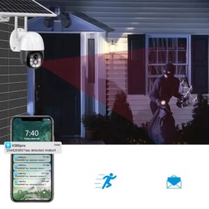 WIFI lauko kamera 350°/90° vaizdu kaina internetu