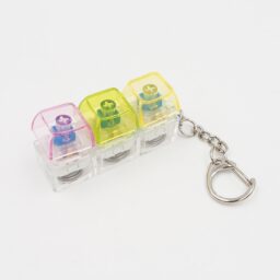 Mechaninis Fidget raktų pakabukas su 3 mygtukais kaina internetu