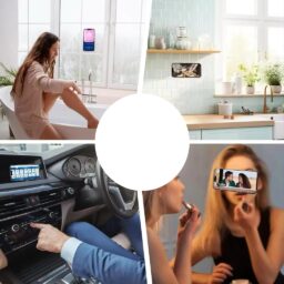 Silikoninė lipni plokštelė telefonui RUDA kaina internetu