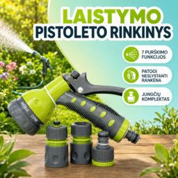 Laistymo pistoleto rinkinys su jungtimis kaina internetu