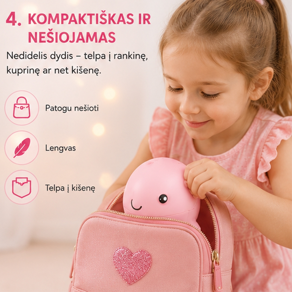 Mini ventiliatorius su skraidančiu kamuoliuku (rožinis) kaina internetu