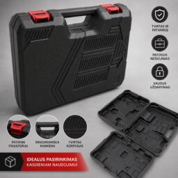 Plastikinis įrankių lagaminas – 33 × 25 × 9,5 cm kaina internetu