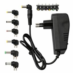 Universalus reguliuojamas maitinimo adapteris su 6 antgaliais, 3–12 V, 24 W kaina internetu