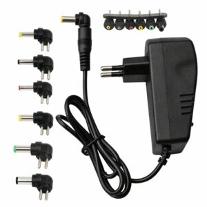 Universalus reguliuojamas maitinimo adapteris su 6 antgaliais, 3–12 V, 24 W kaina internetu