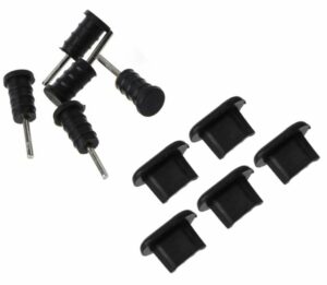 USB-C ir 3,5 mm AUX jungčių apsauginių kištukų rinkinys, 10 vnt. kaina internetu
