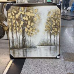 „Auksinis miškas“ dekoratyvinis paveikslas, 80 × 80 cm kaina internetu