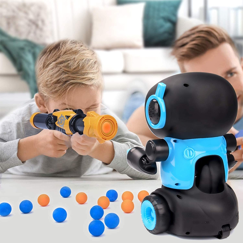 Interaktyvus šaudymo žaidimas „Robotų mūšis“ kaina internetu