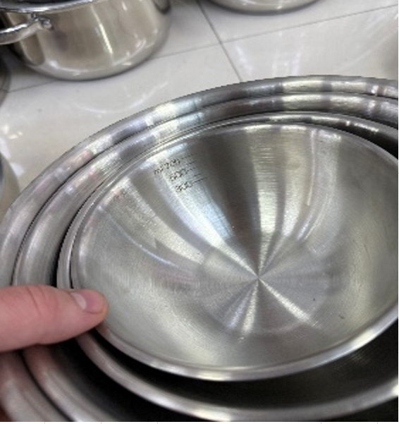 Metalinis dubuo su matavimo skale, 17 cm kaina internetu