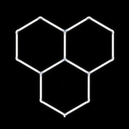 Modulinis lubinis LED šviestuvas Hexagon kaina internetu
