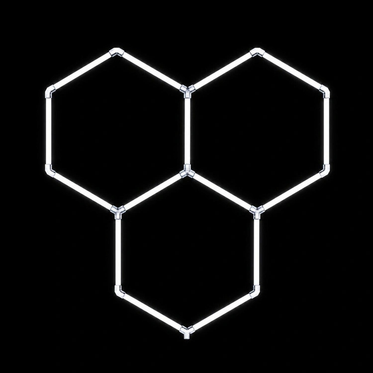 Modulinis lubinis LED šviestuvas Hexagon kaina internetu