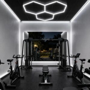 Modulinis lubinis LED šviestuvas Hexagon kaina internetu