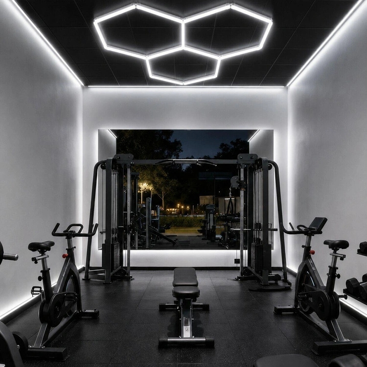Modulinis lubinis LED šviestuvas Hexagon kaina internetu