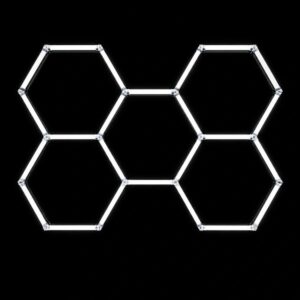 Modulinis lubinis LED šviestuvas Hexagon kaina internetu