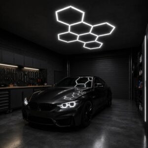 Modulinis lubinis LED šviestuvas Hexagon kaina internetu
