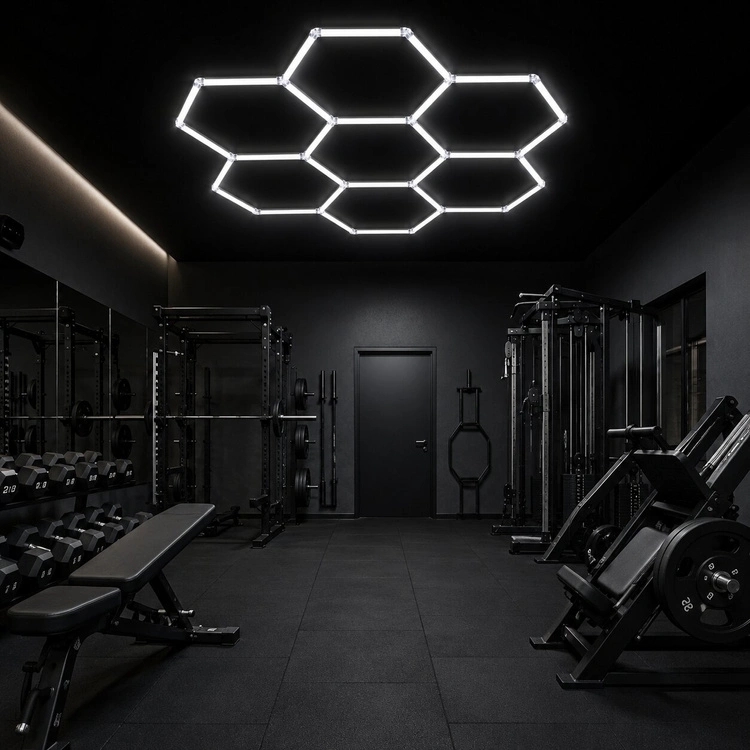 Modulinis lubinis LED šviestuvas Hexagon kaina internetu