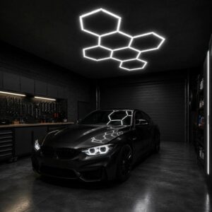 Modulinis lubinis LED šviestuvas Hexagon kaina internetu