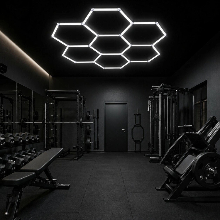 Modulinis lubinis LED šviestuvas Hexagon kaina internetu