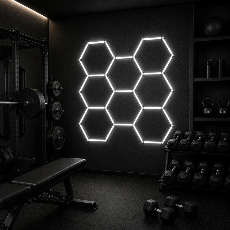 Modulinis lubinis LED šviestuvas Hexagon kaina internetu