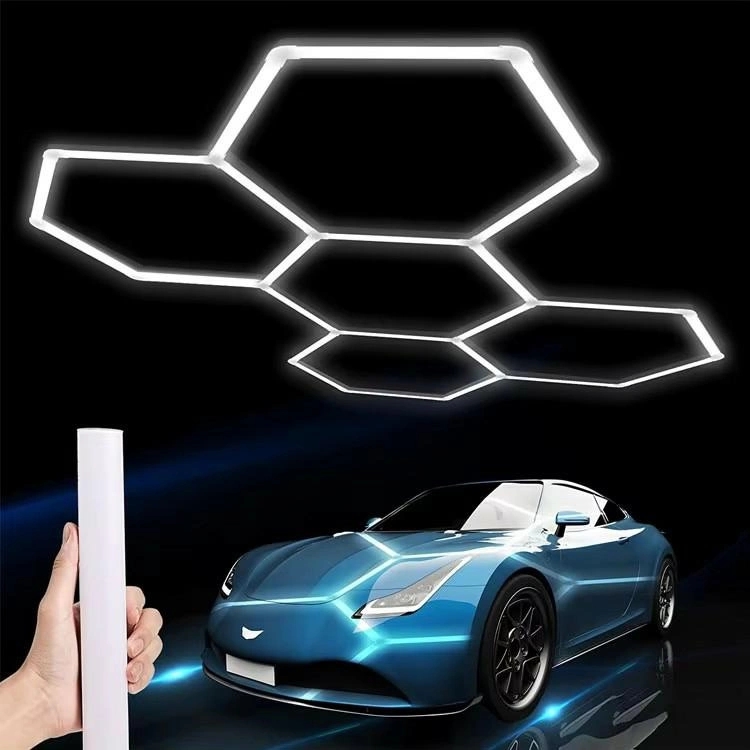Modulinis lubinis LED šviestuvas Hexagon kaina internetu