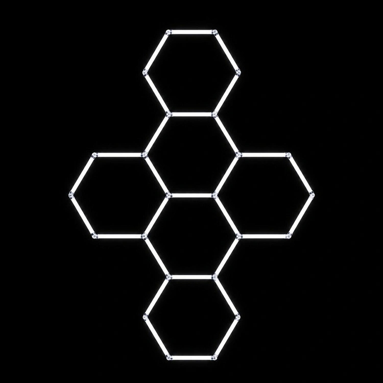 Modulinis lubinis LED šviestuvas Hexagon kaina internetu