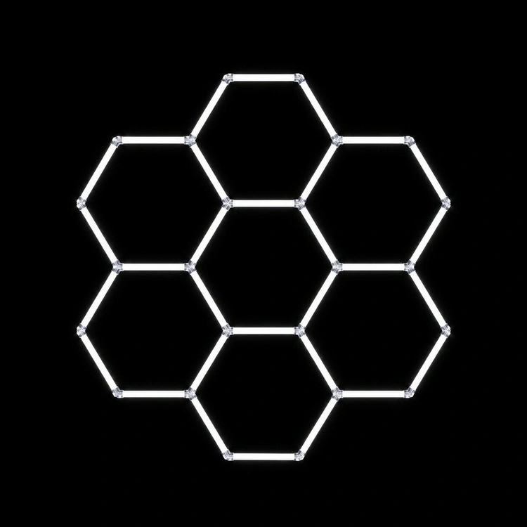 Modulinis lubinis LED šviestuvas Hexagon kaina internetu