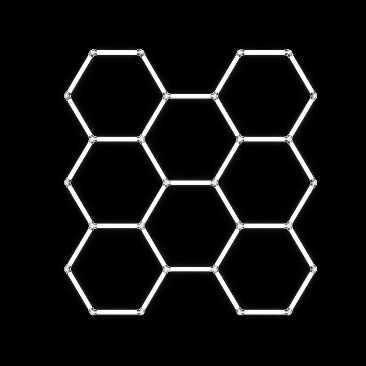 Modulinis lubinis LED šviestuvas Hexagon kaina internetu