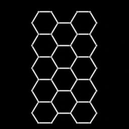 Modulinis lubinis LED šviestuvas Hexagon kaina internetu