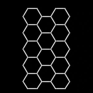 Modulinis lubinis LED šviestuvas Hexagon kaina internetu