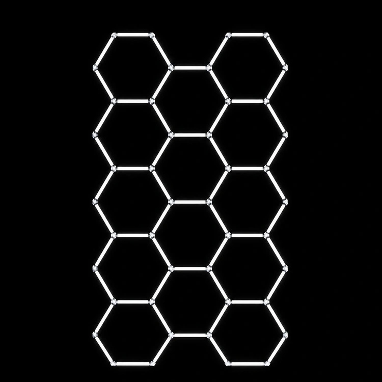 Modulinis lubinis LED šviestuvas Hexagon kaina internetu