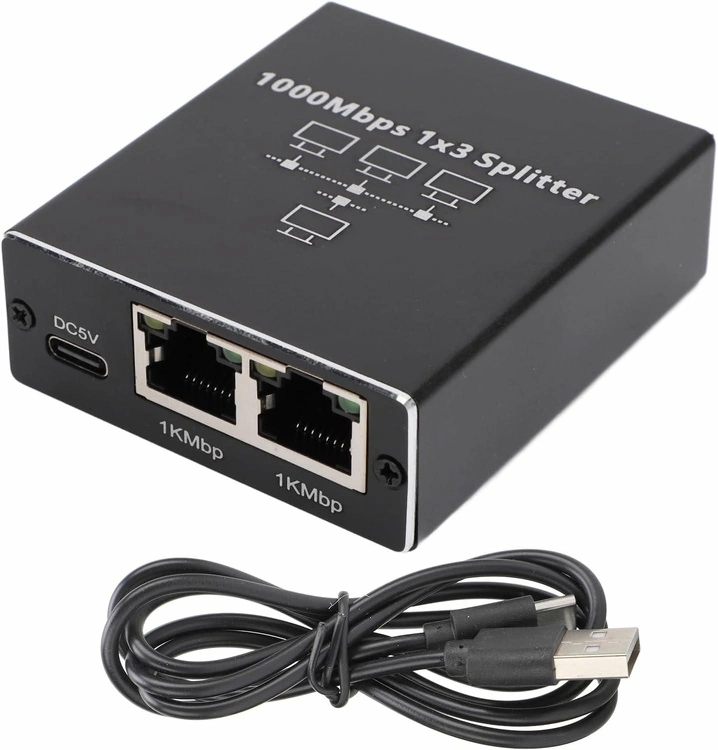 RJ45 tinklo šakotuvas kaina internetu