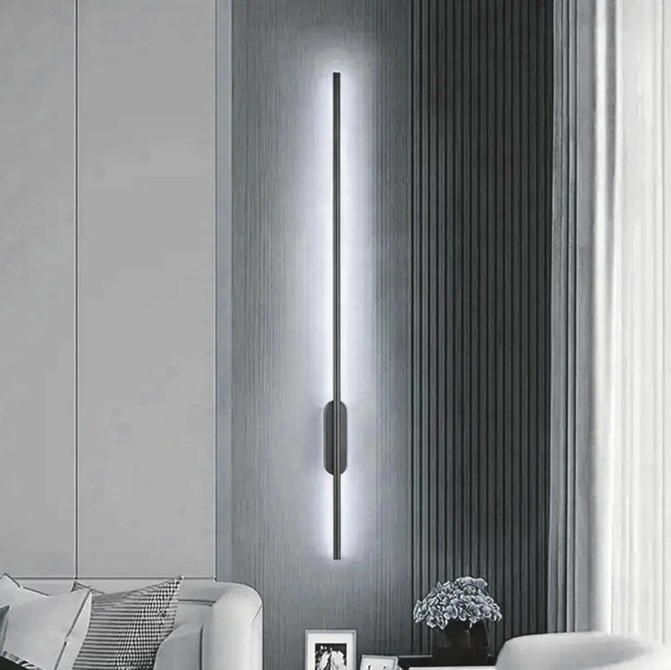 Sieninis LED šviestuvas 60 cm kaina internetu