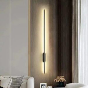 Sieninis LED šviestuvas 60 cm kaina internetu