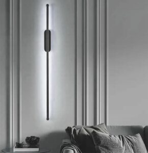 Sieninis LED šviestuvas 60 cm kaina internetu