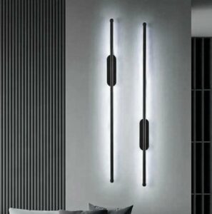 Sieninis LED šviestuvas 60 cm kaina internetu