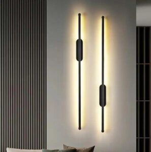 Sieninis LED šviestuvas 60 cm kaina internetu