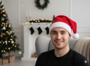 Kalėdų Senelio kepurių rinkinys, 12 vnt. kaina internetu